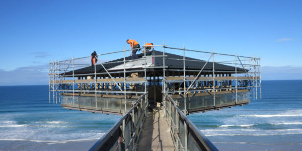 Re-Roofing the Fairhaven Pole House