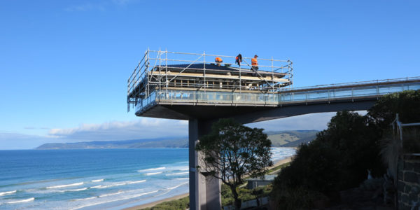 Re-roofing the Fairhaven pole house