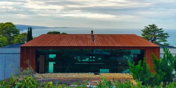 Corten Roof and Wall Cladding Project Lorne