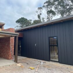 Colorbond MATT standing seam cladding project